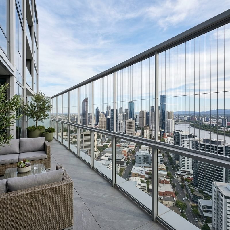 Terrace Invisible Grills
